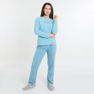 Pijama Polar Manga Larga Mujer Geeps Secret