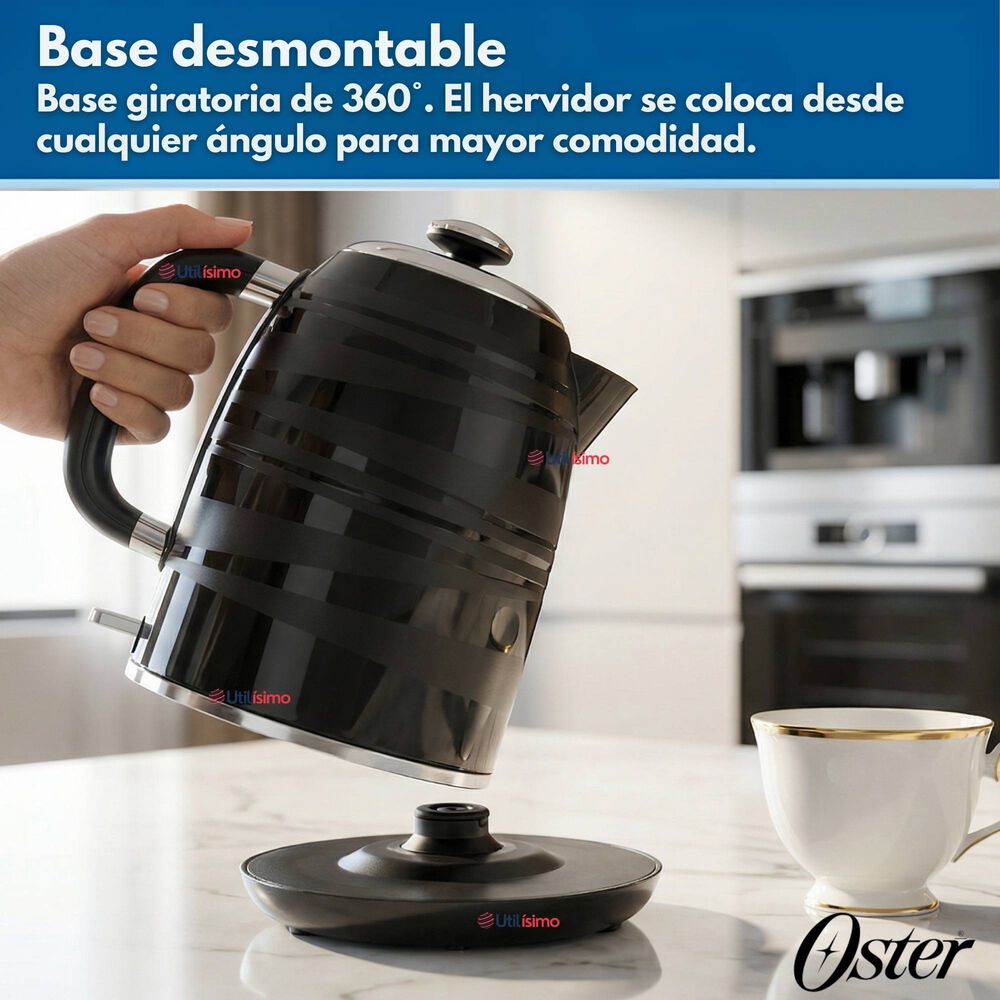 Hervidor El&eacute;ctrico Oster 1,7 Lt Bvstkt4177b Versi&oacute;n 2026 image number 7.0
