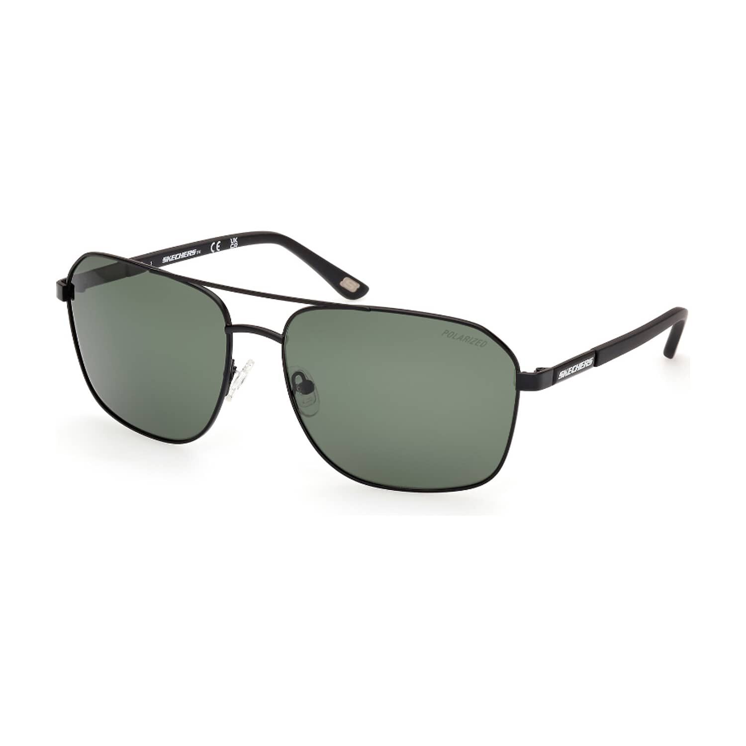 Lentes De Sol Negro Mate Polarizados Skechers image number 1.0