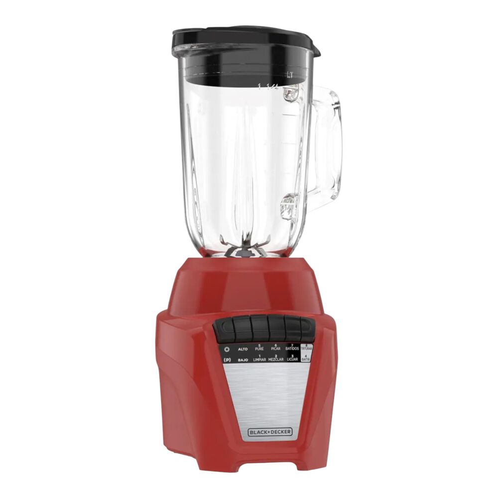 Licuadora Black+decker 700w Vaso De Vidrio 1.5l Roja image number 1.0