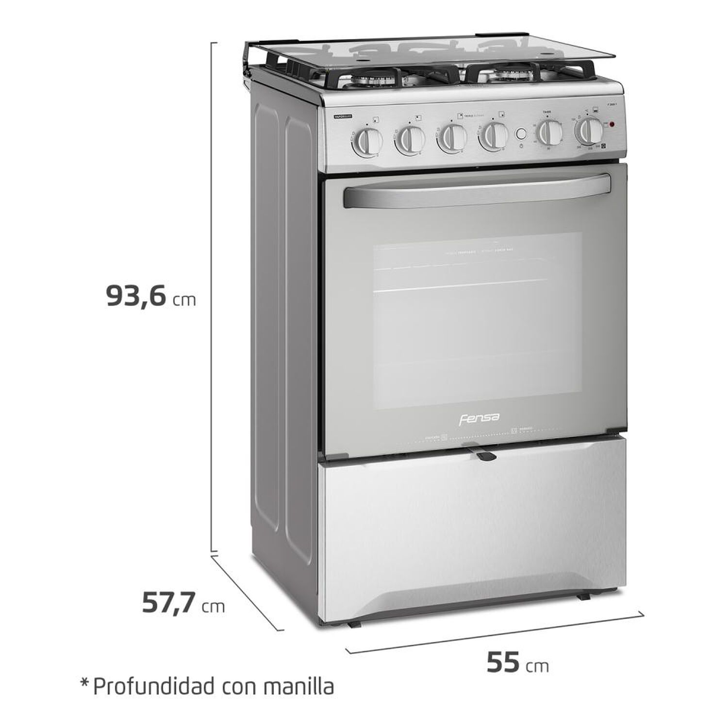Cocina A Gas Fensa F 2808 T / 4 Quemadores image number 2.0