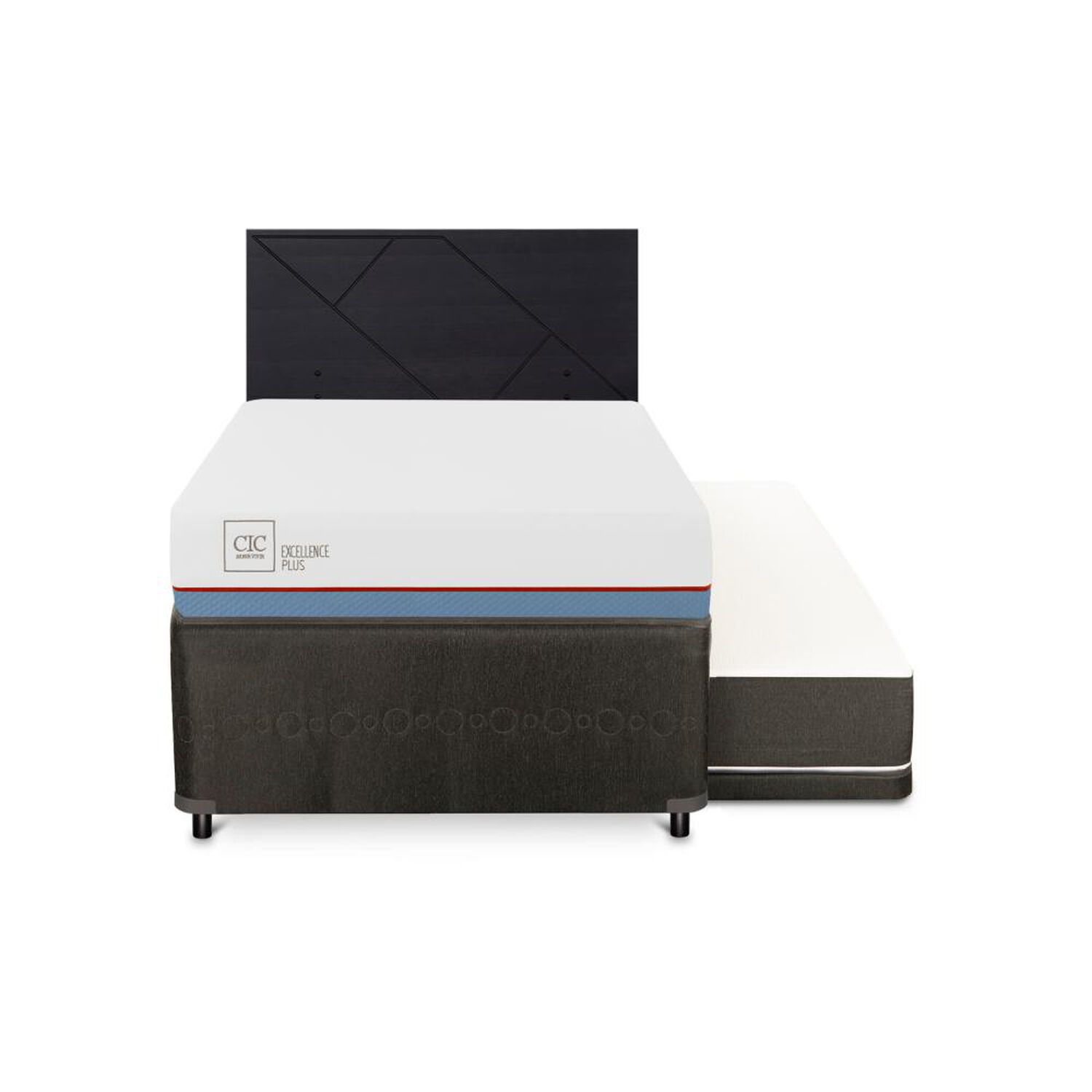 Cama Nido Cic Divan / 1.5 Plazas / Base Funcional + Respaldo image number 0.0