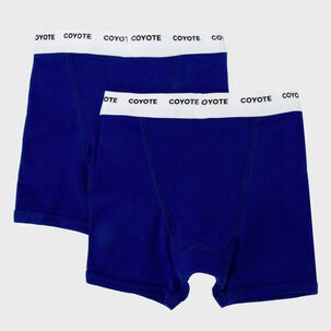 Pack Bóxer Azul Algodón Peruano