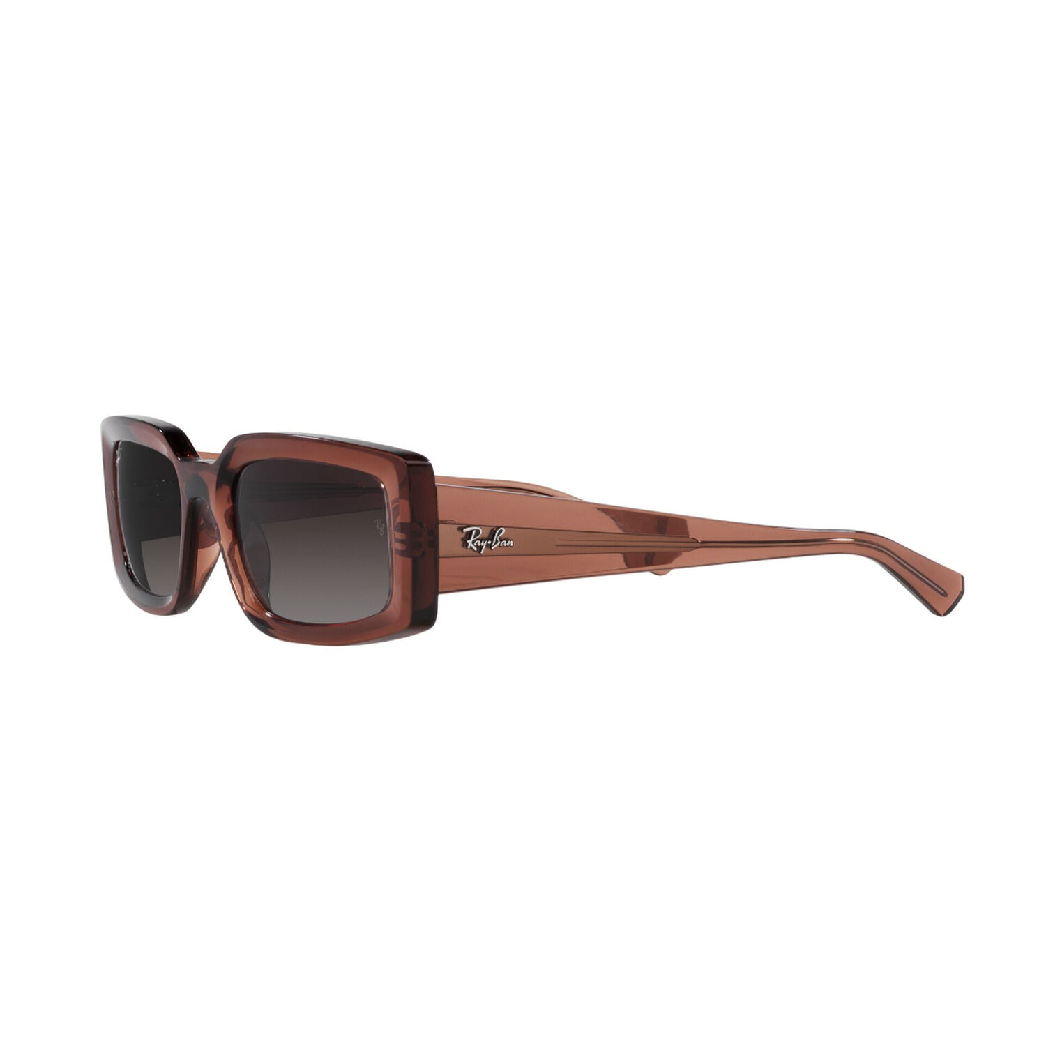 Lentes De Sol Kiliane Transparent Brown Polarizados Bio-based Sustentable Ray-ban image number 2.0