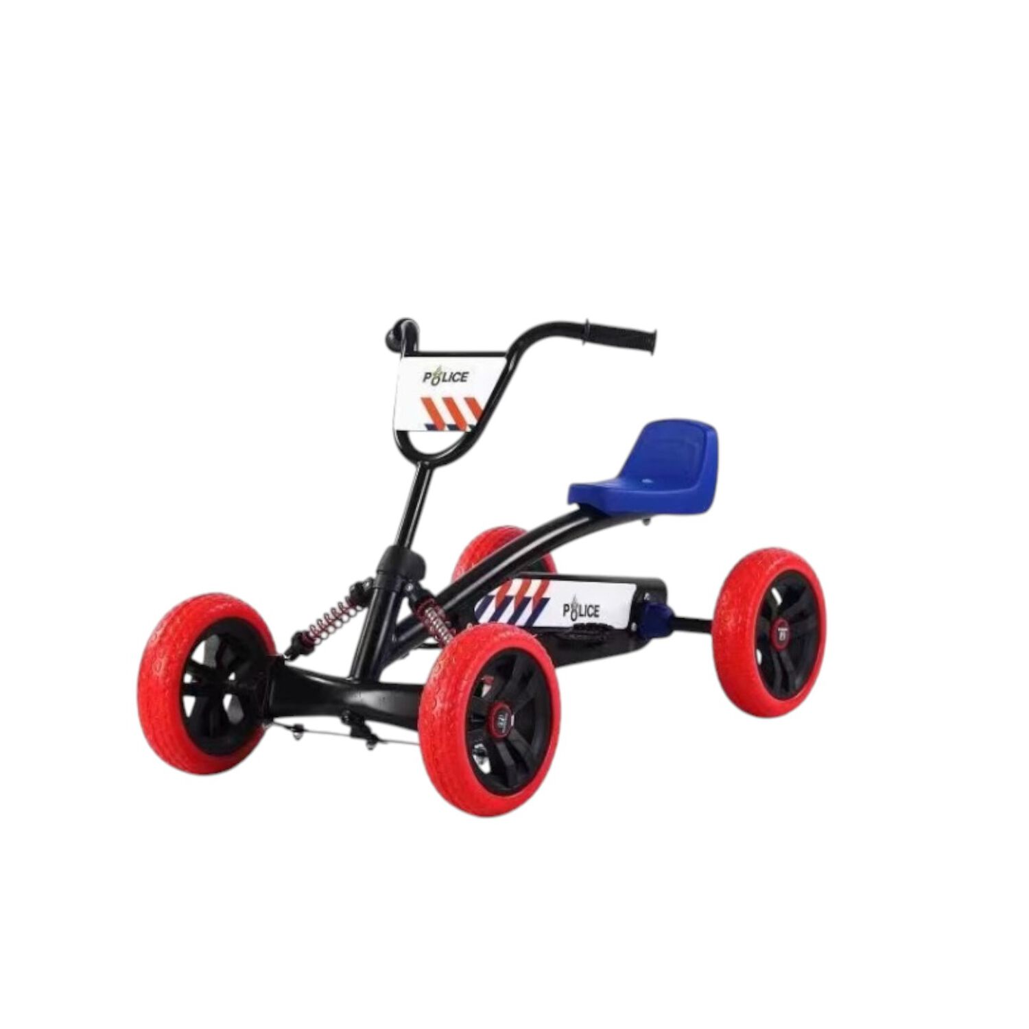 Gokart Racing Con Pedales Azul Police image number 3.0