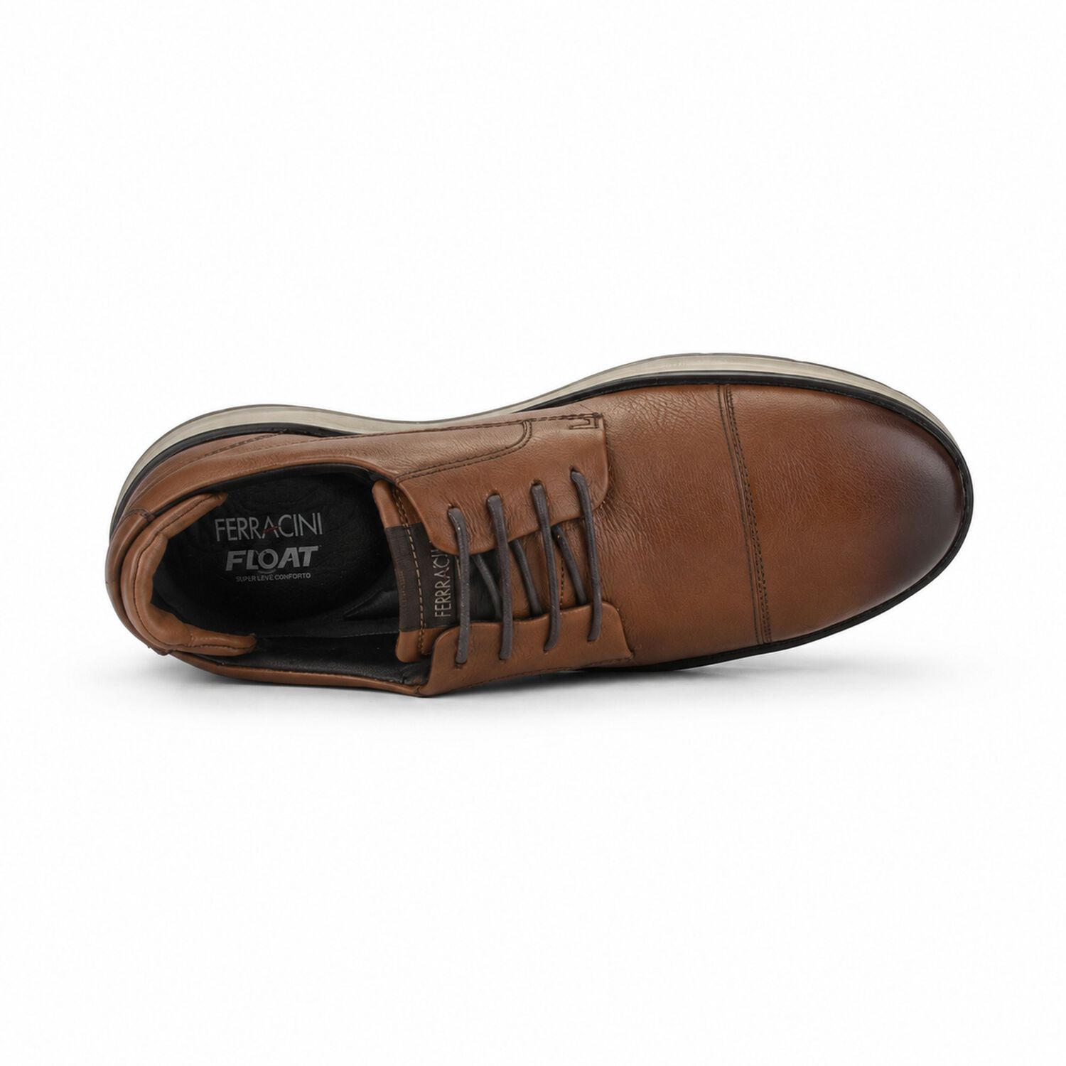 Zapato Ferracini Hombre 5541 Fluence Caf&eacute; Claro Casual image number 5.0