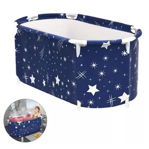 Bañera Plegable Adultos Niños 120x55cm Spa Portatil