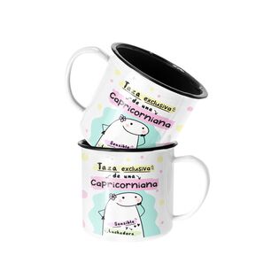 Taza Enlozada Lechera Capricornio Regalo Capricorniana Signo