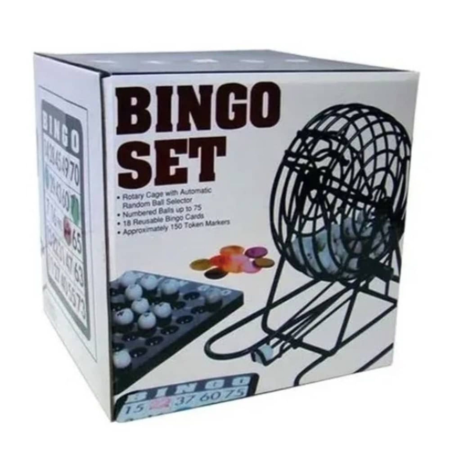 Bingo Completo Incluye Tombola Fichas Pelotas Juego image number 1.0
