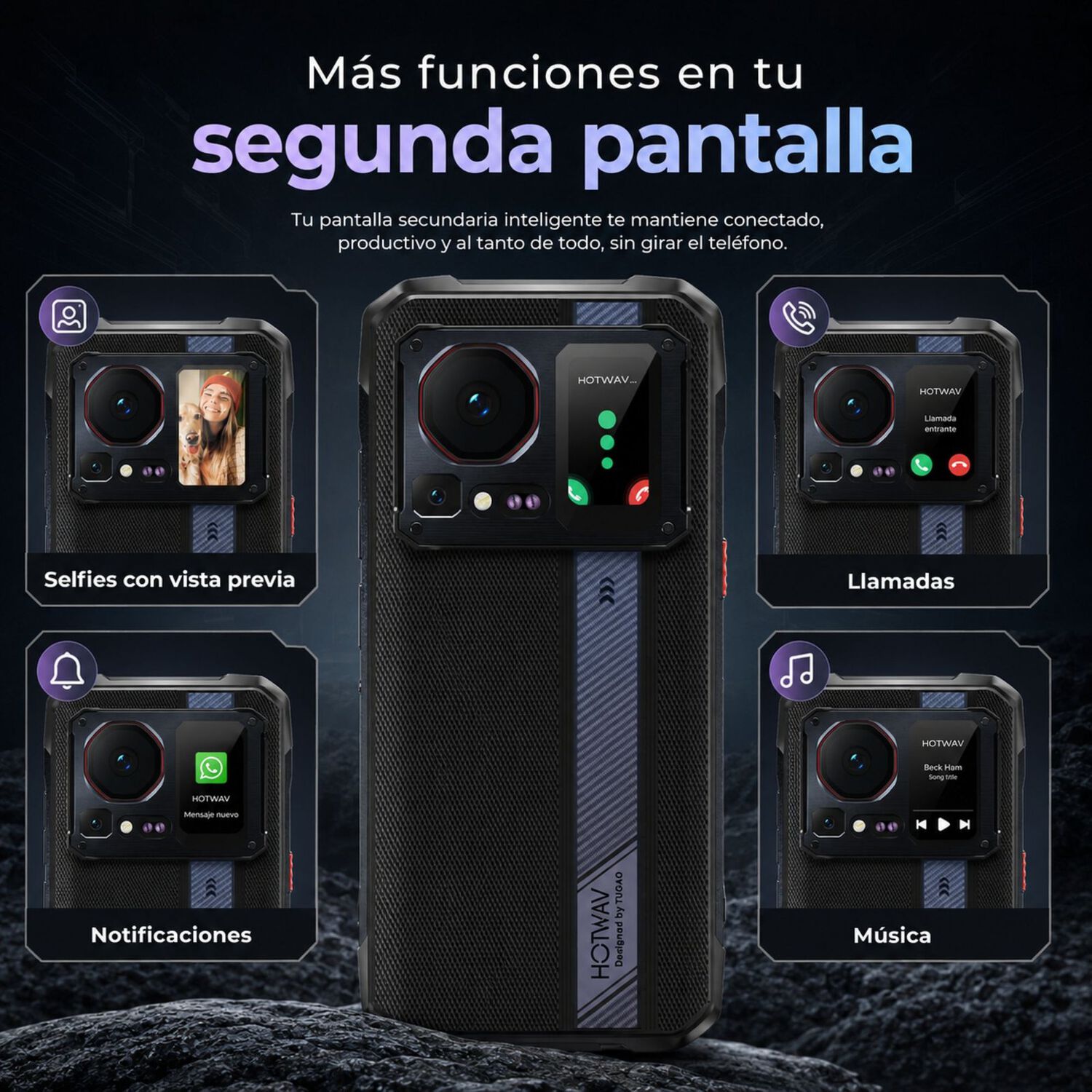 Hotwav Cyber 16 Pro Celular Rugged 24gb 512gb image number 5.0