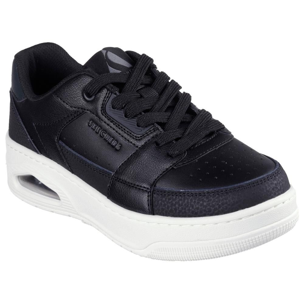 Zapatilla Urbana Mujer Skechers Uno Court - Courted Style Negro image number 0.0