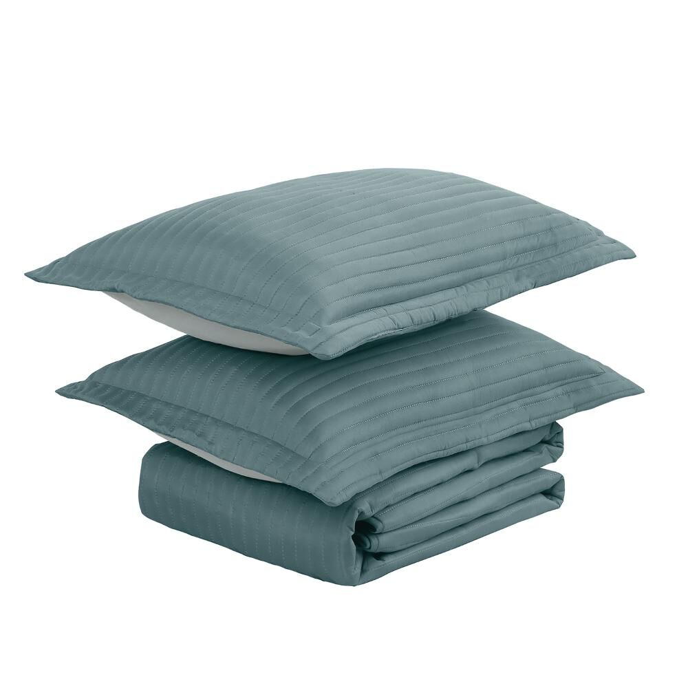 Quilt Andes Bicolor Verde image number 2.0