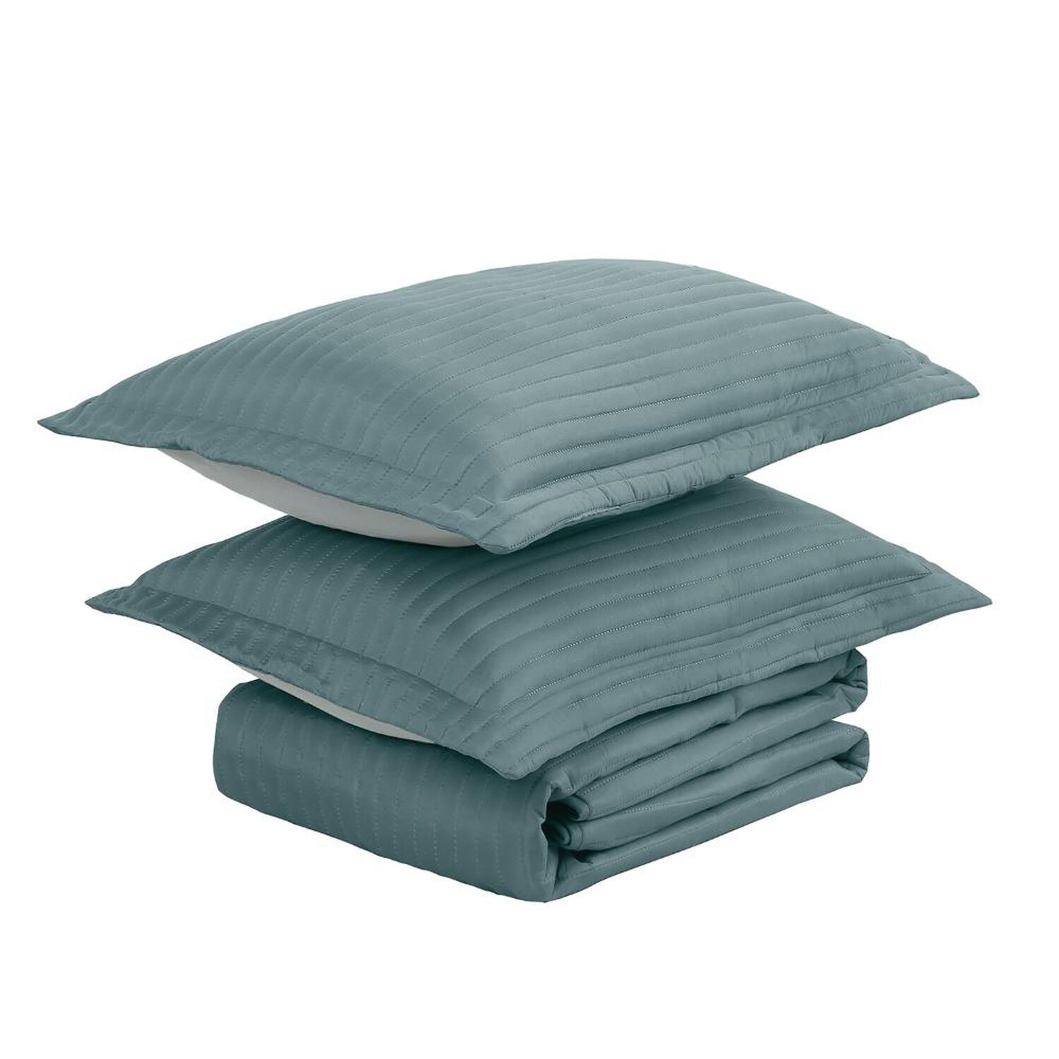 Quilt Andes Bicolor Verde image number 2.0