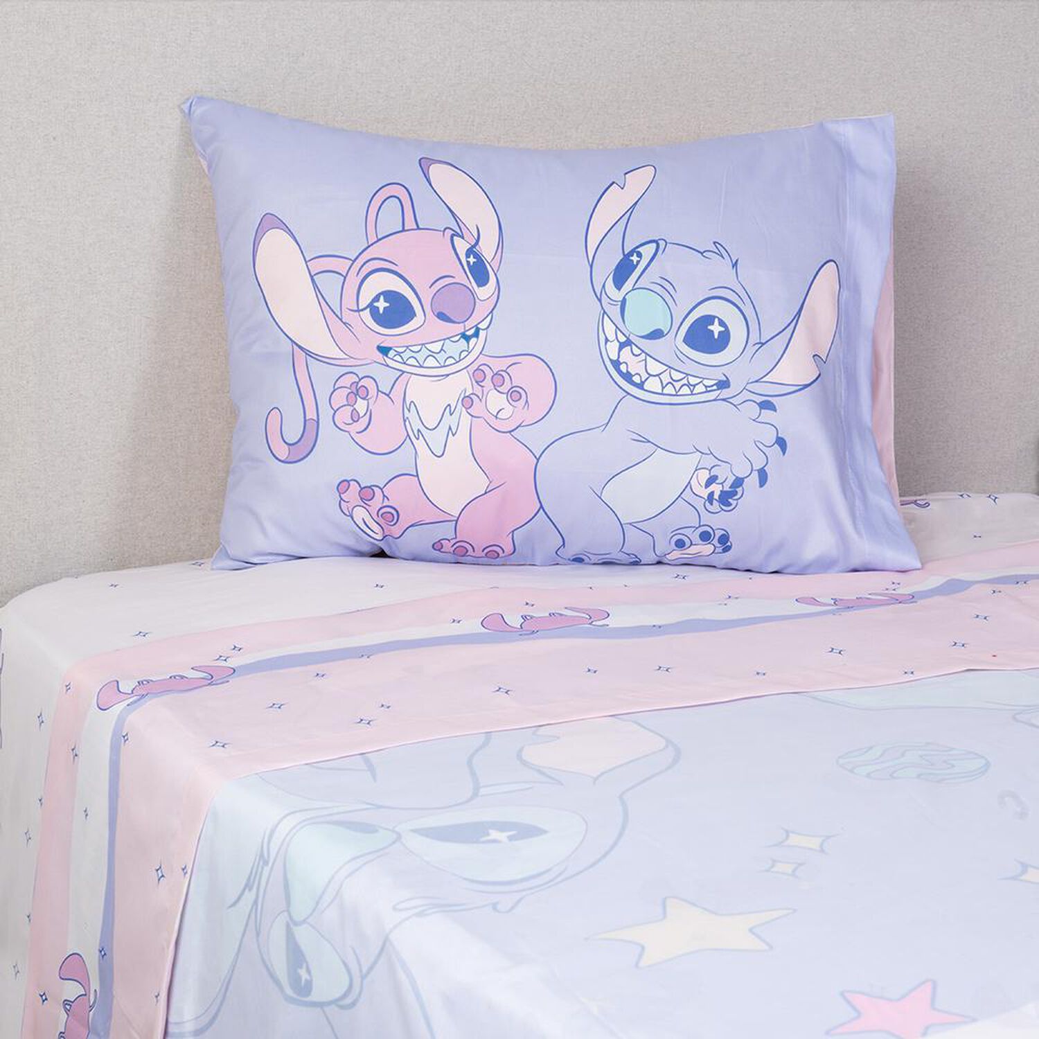 Juego De S&aacute;banas Disney Stitch Galaxy / 1.5 Plazas image number 0.0