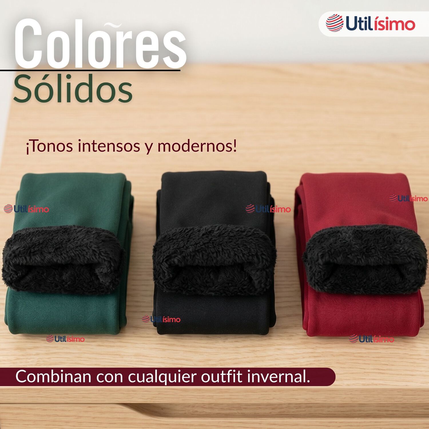 Calcet&iacute;n Chiporro Mujer Surtido Ultra T&eacute;rmico Invierno Polar Unicolor 1 Par image number 6.0