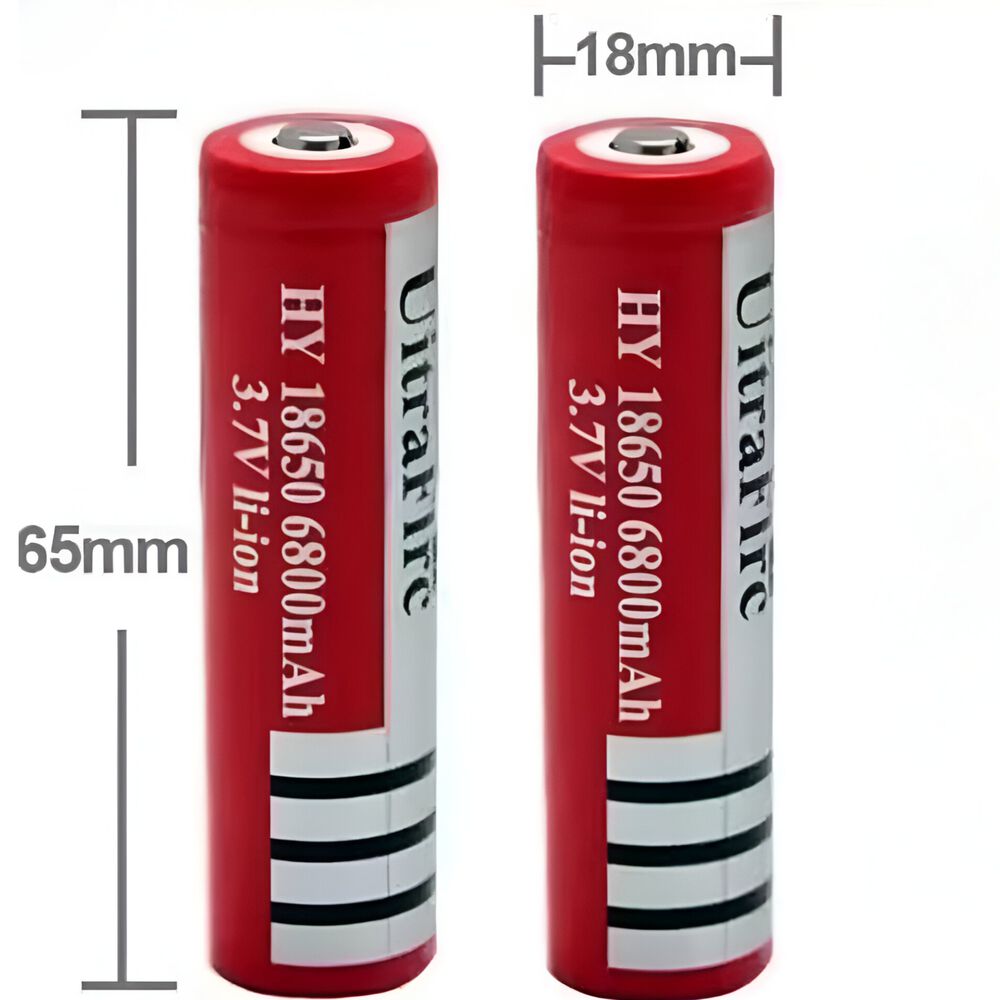 Pack De Bater&iacute;as Recargables 18650 High Power 6800 Mah 3.7v image number 6.0