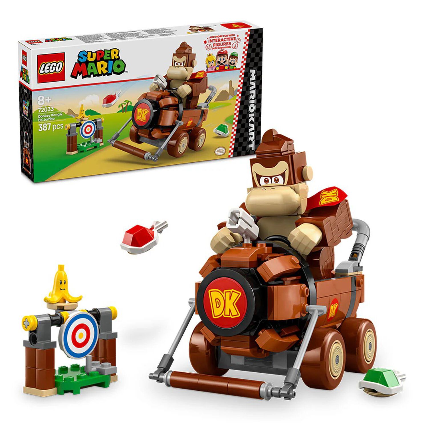 Lego Super Mario - Mario Kart: Donkey Kong Y Jumbo Dk - 72033 image number 0.0