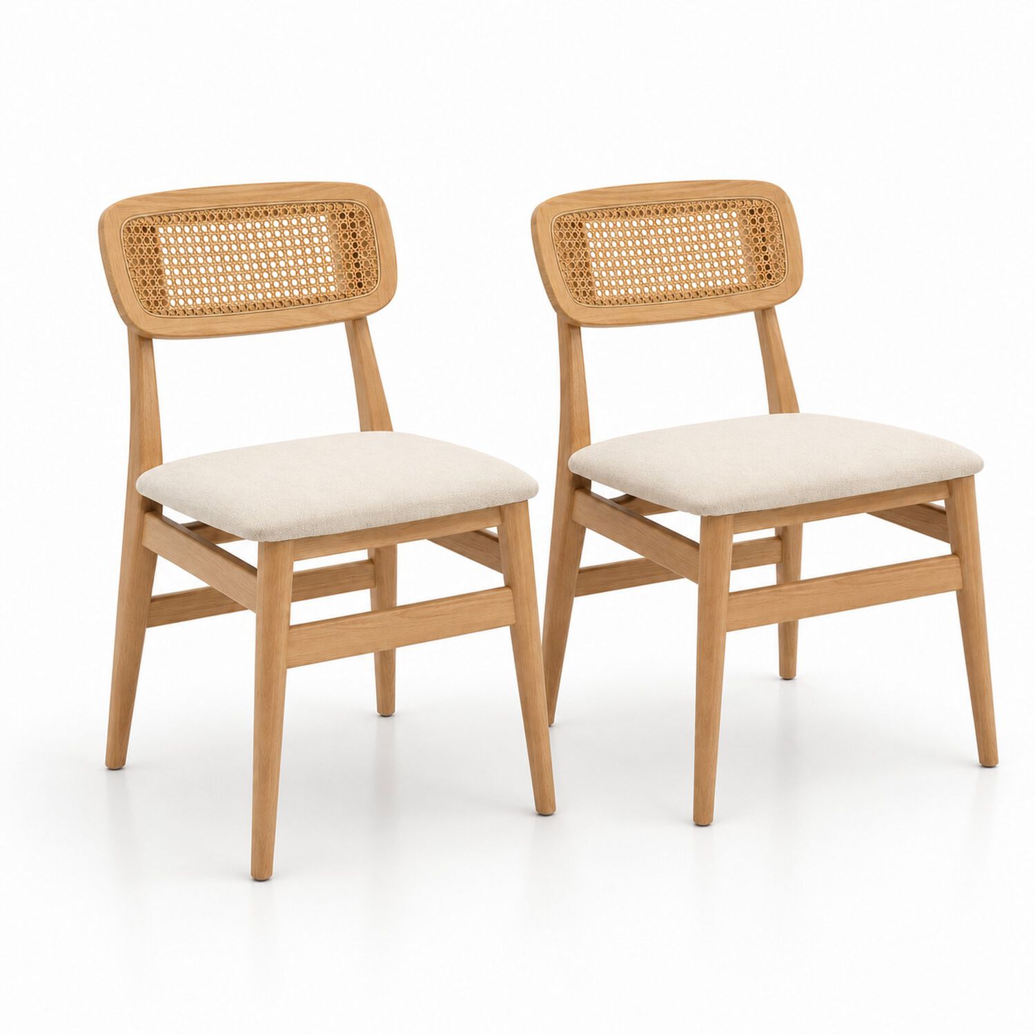 Pack De 2 Sillas De Comedor Madera Loke 46x54x86 image number 0.0