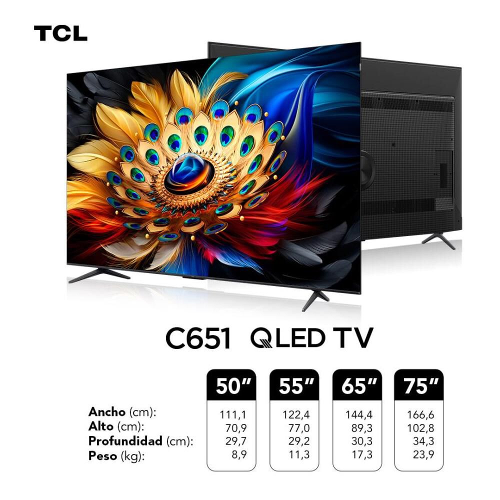 Qled 75" TCL C651 / Ultra HD 4K / Smart TV image number 10.0