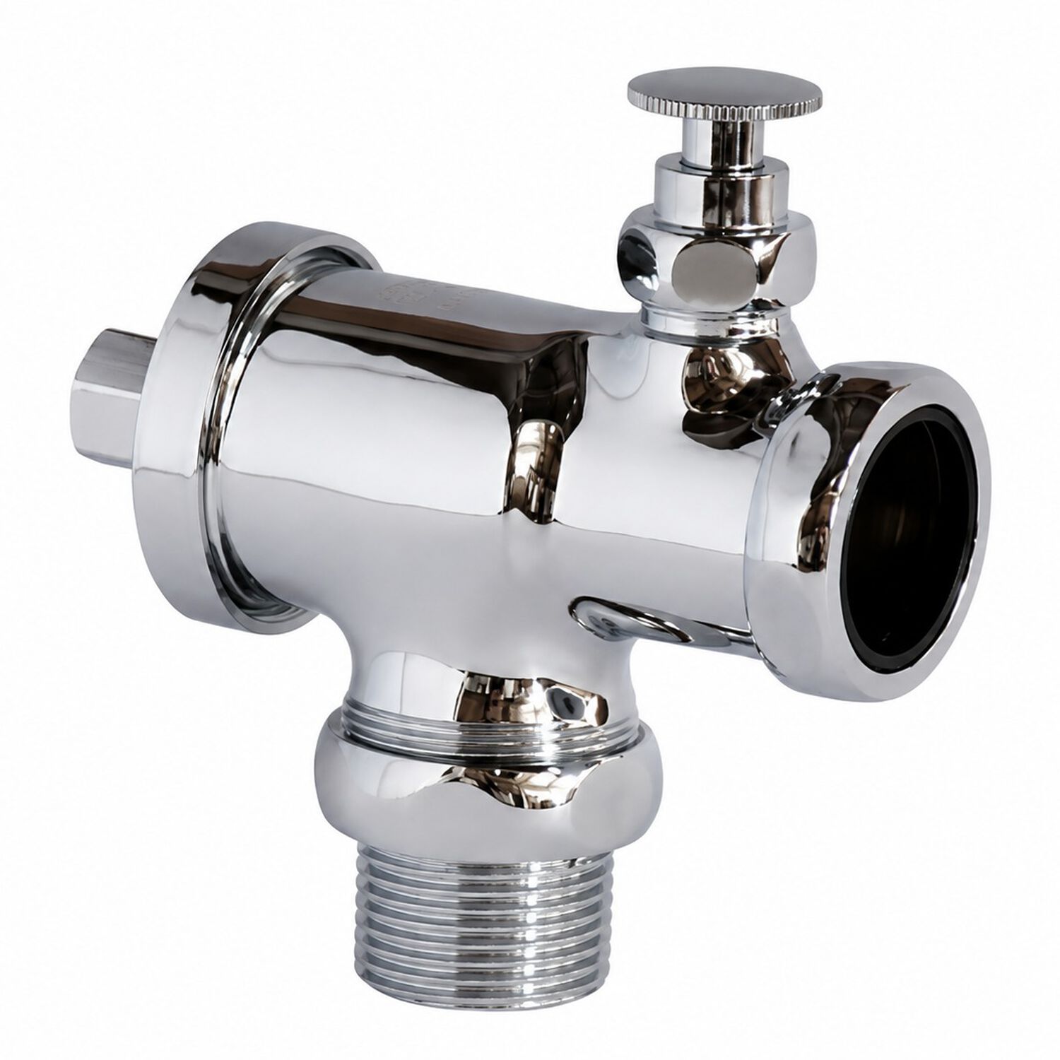 Flux&oacute;metro 1 Pulgada De Bot&oacute;n Inodoro Wc Con Tubo De Descarga Y Fittings Incluidos image number 2.0