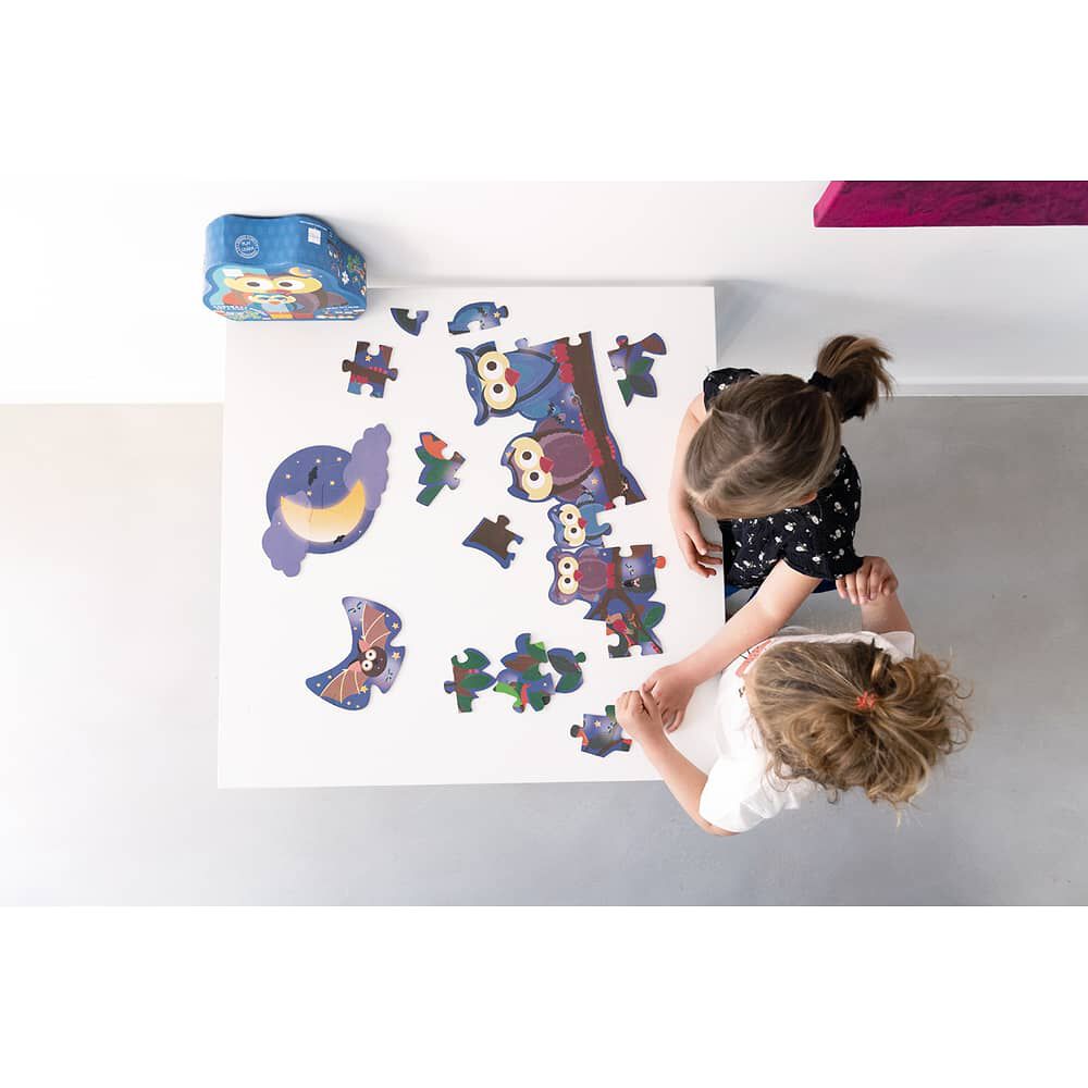 Puzzle 39pcs Doble Con Forma Buho Scratch Europe image number 5.0