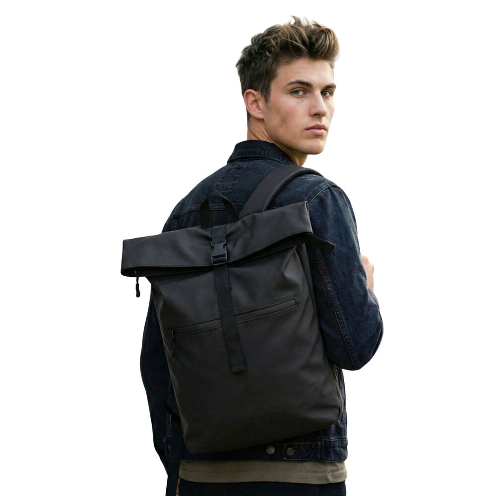 Mochila Urbana Roll Top Impermeable Porta Laptop Zeus image number 2.0