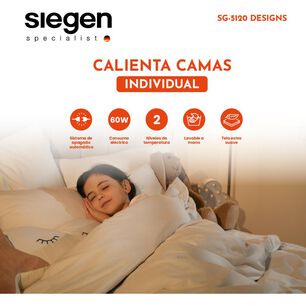 Calienta Cama Siegen SG-5120D5 / 1 Plaza