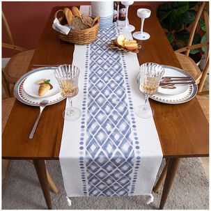 Camino De Mesa + Individuales Set De 7 Piezas 35x180cm Mod02