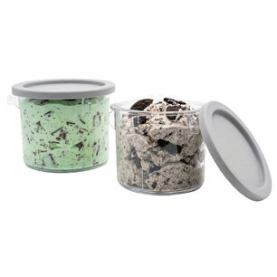 Pack 2 Potes Extras Para M&aacute;quina De Helados Cream Lux Pro Kitchen-it
