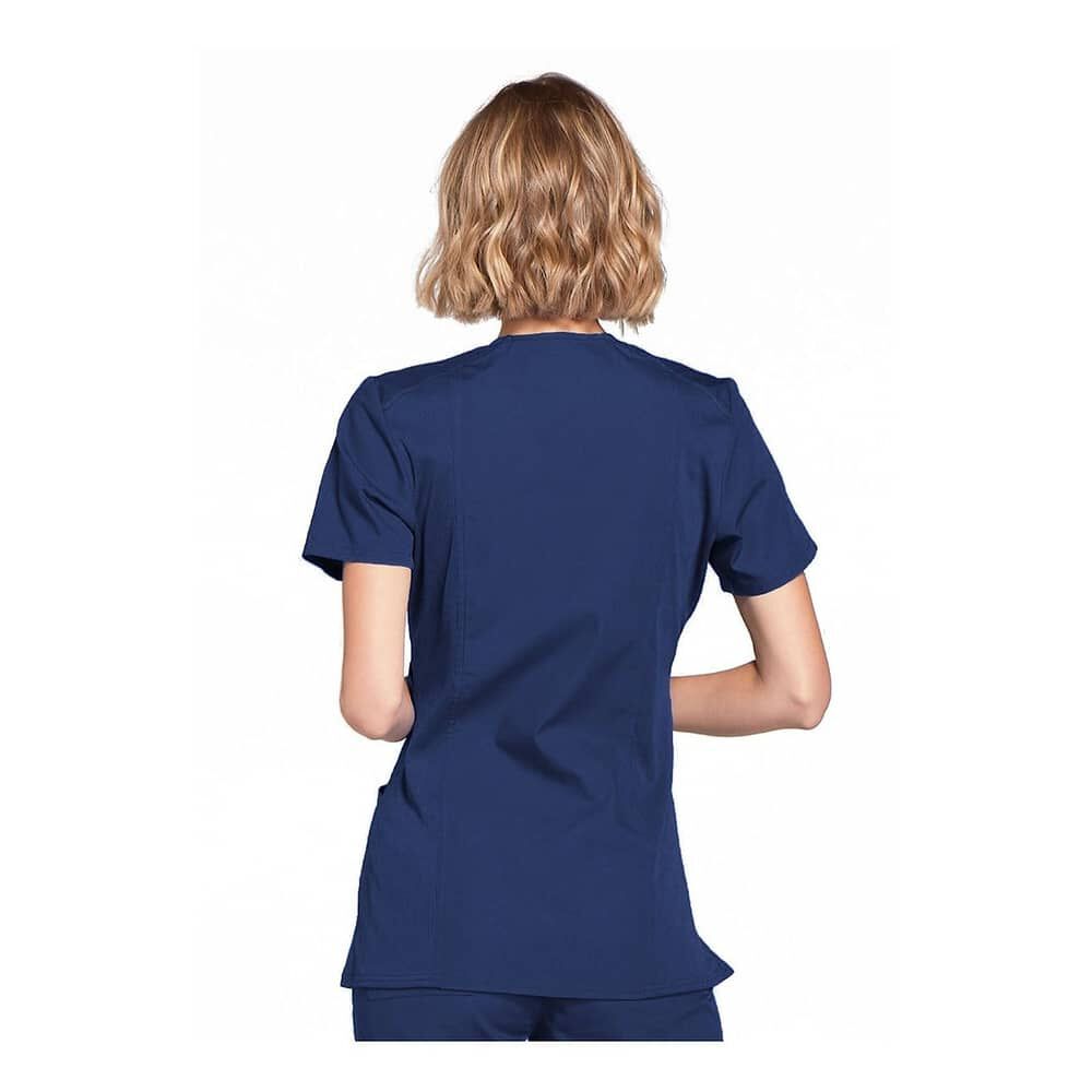 Polera Clinica Cherokee Azul Marino image number 3.0