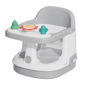Booster 2 En 1 Ba&ntilde;era Y Silla De Comer Con Bandejagrisgris