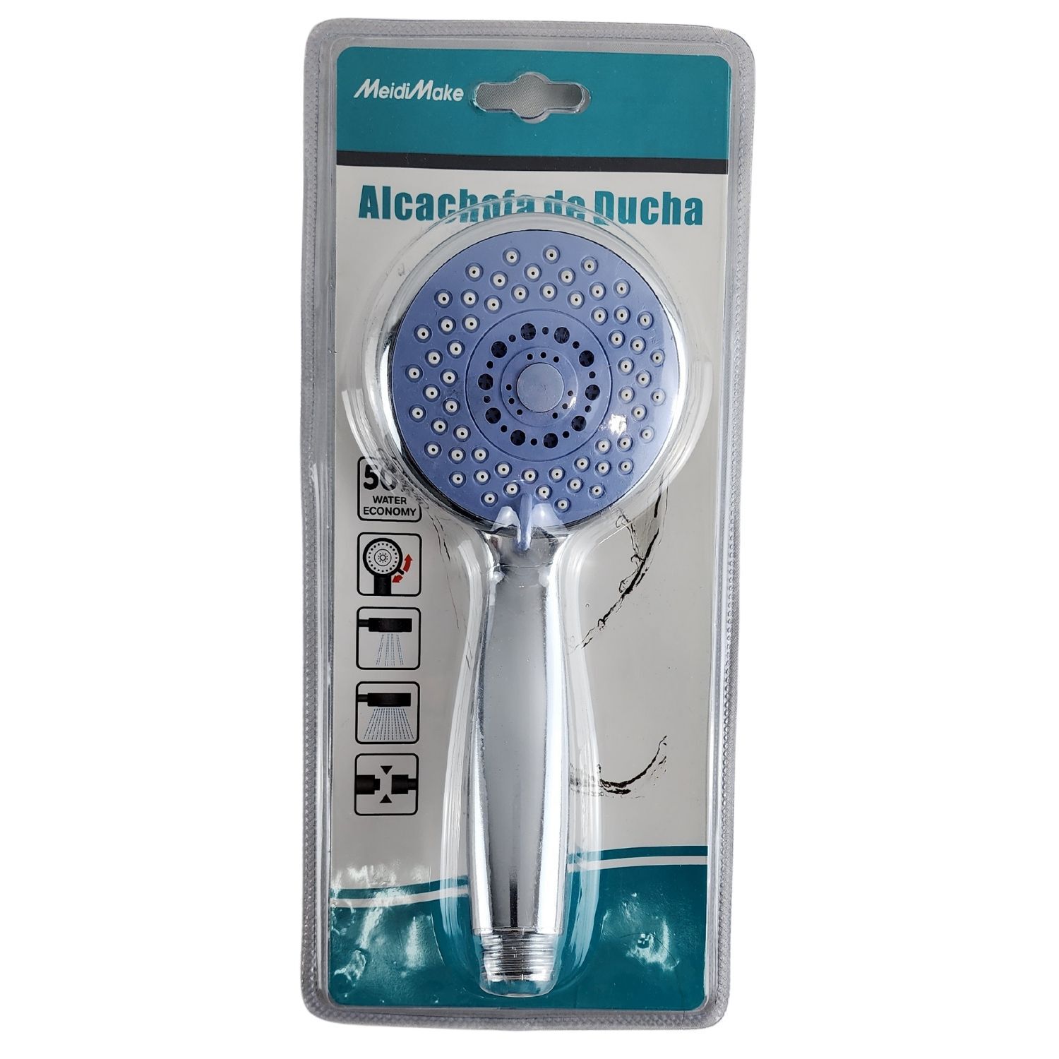 Cabezal De Regadera Para Ba&ntilde;o Flujo Regulable Economico image number 6.0