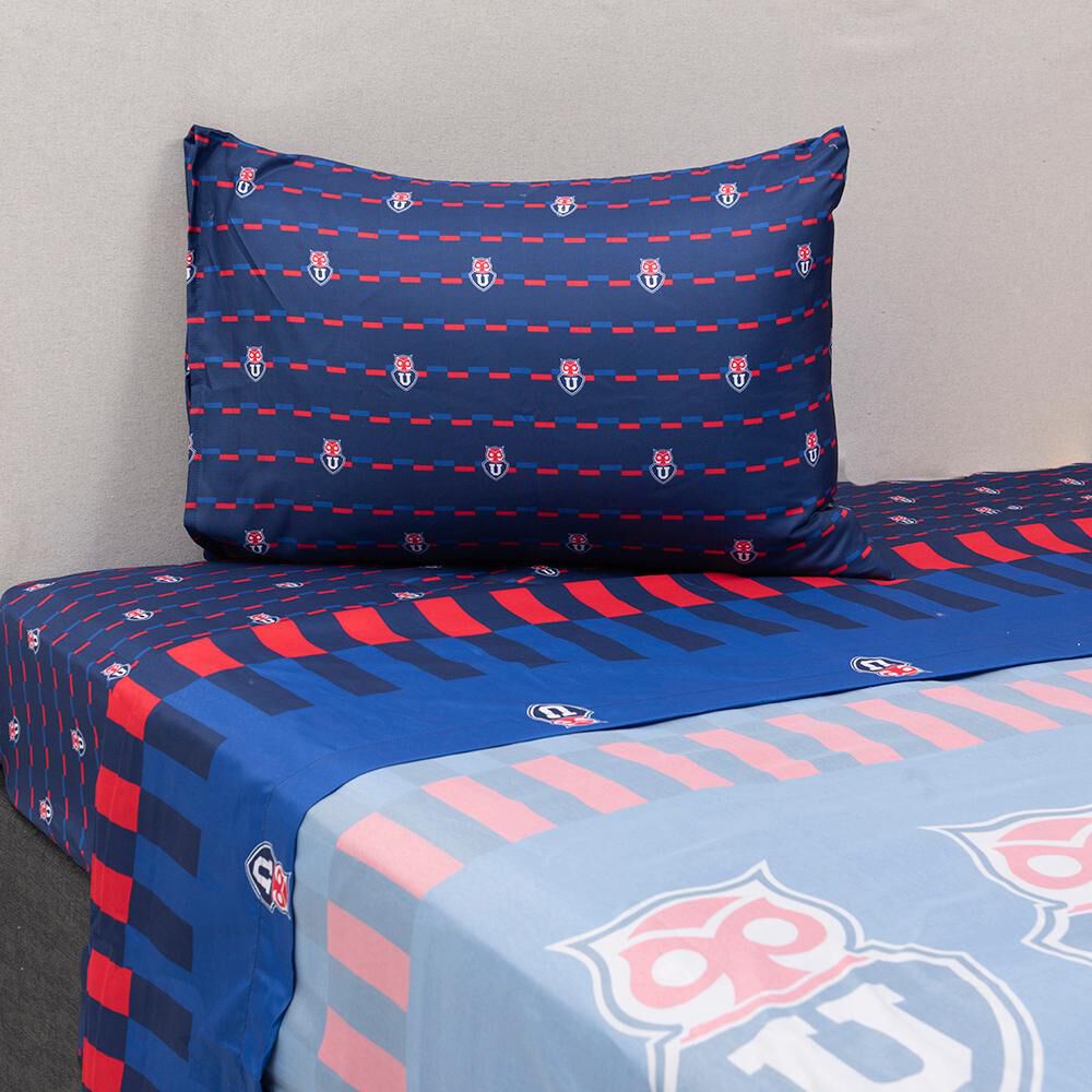 Juego De S&aacute;banas U De Chile / 1.5 Plazas image number 0.0