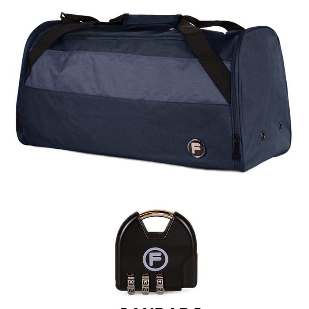 Bolso Eder M 75 Lts Azul + Candado F image number 1.0