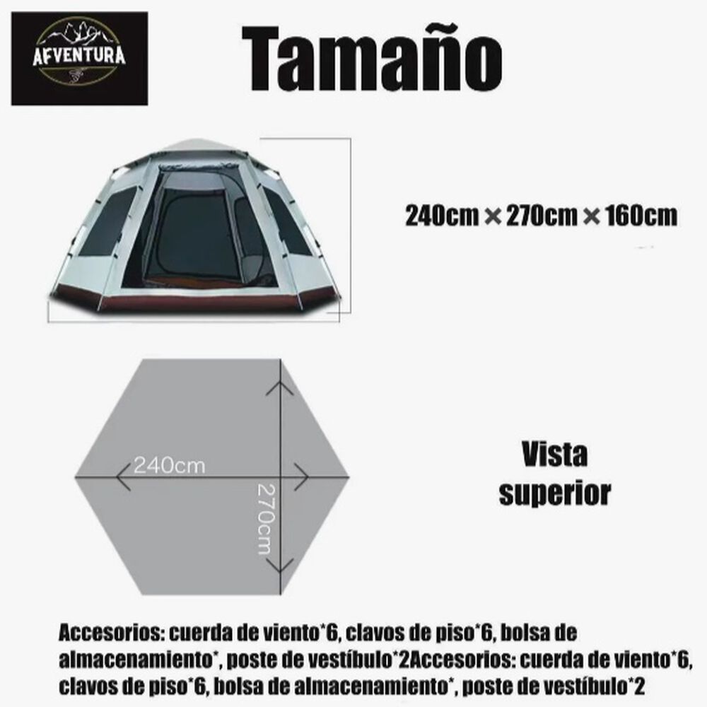 Carpa Autom&aacute;tica 6 Personas image number 3.0