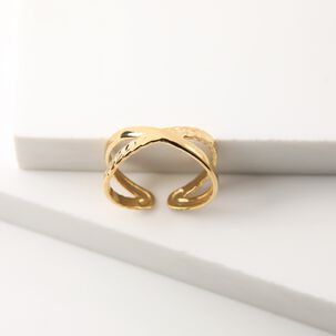 Anillo 19v69 Dorado Mujer Str334