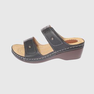 Sandalia Confort Negro Modelo Italiano Art. 5ask73321black