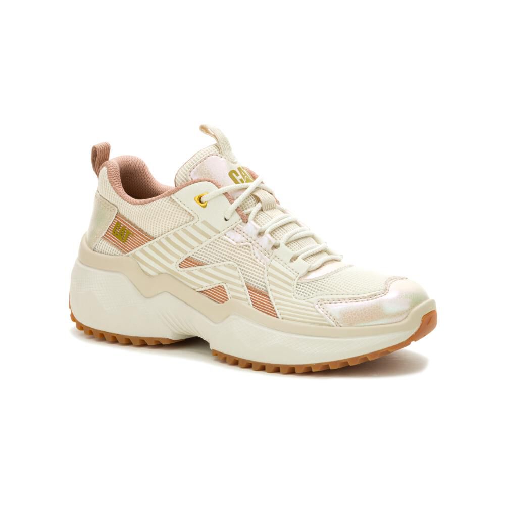 Zapatilla Urbana Mujer Cat Hasten Mesh Dorado image number 0.0