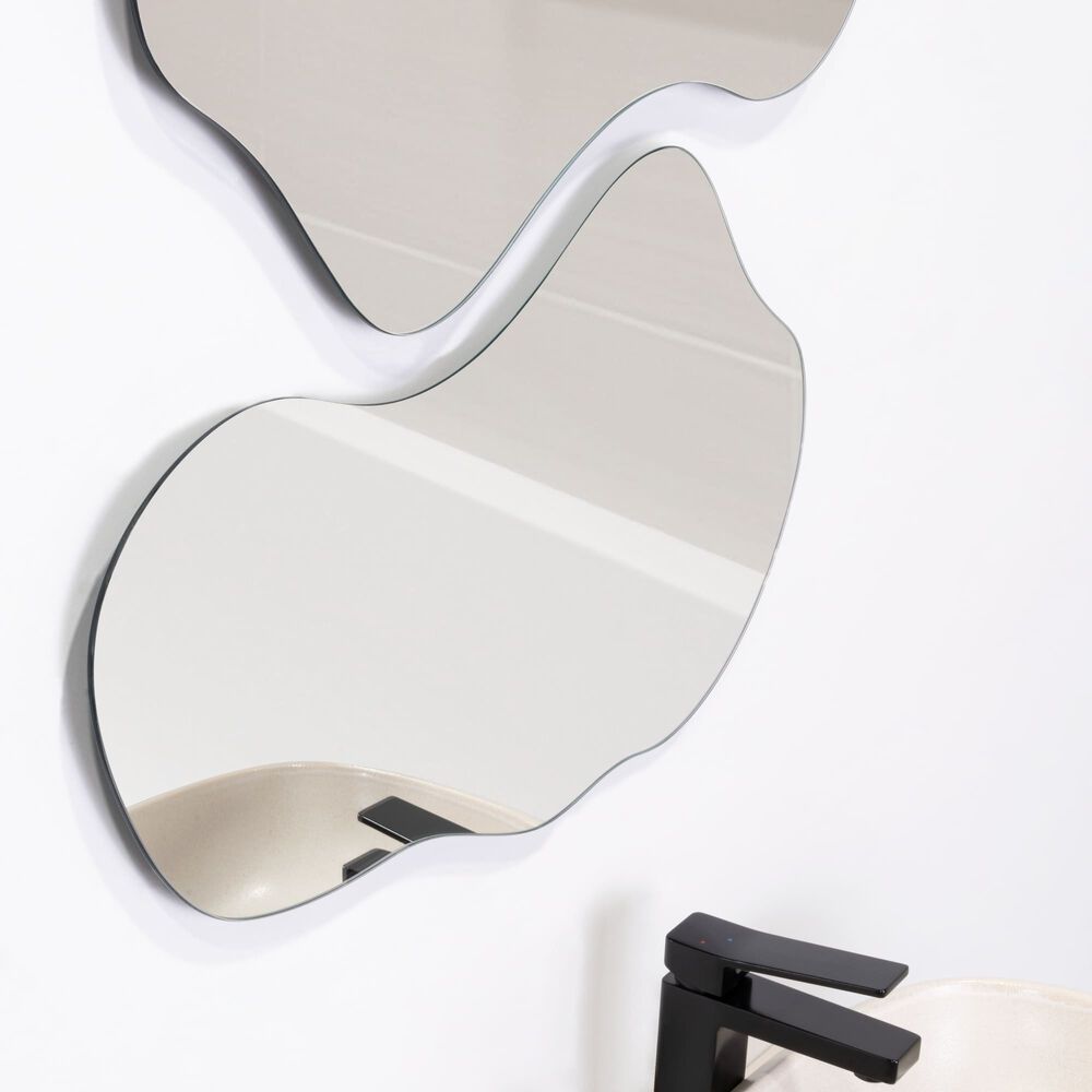 Set X2 Espejos 35x60x1,9 Cm Forma Irregular image number 5.0