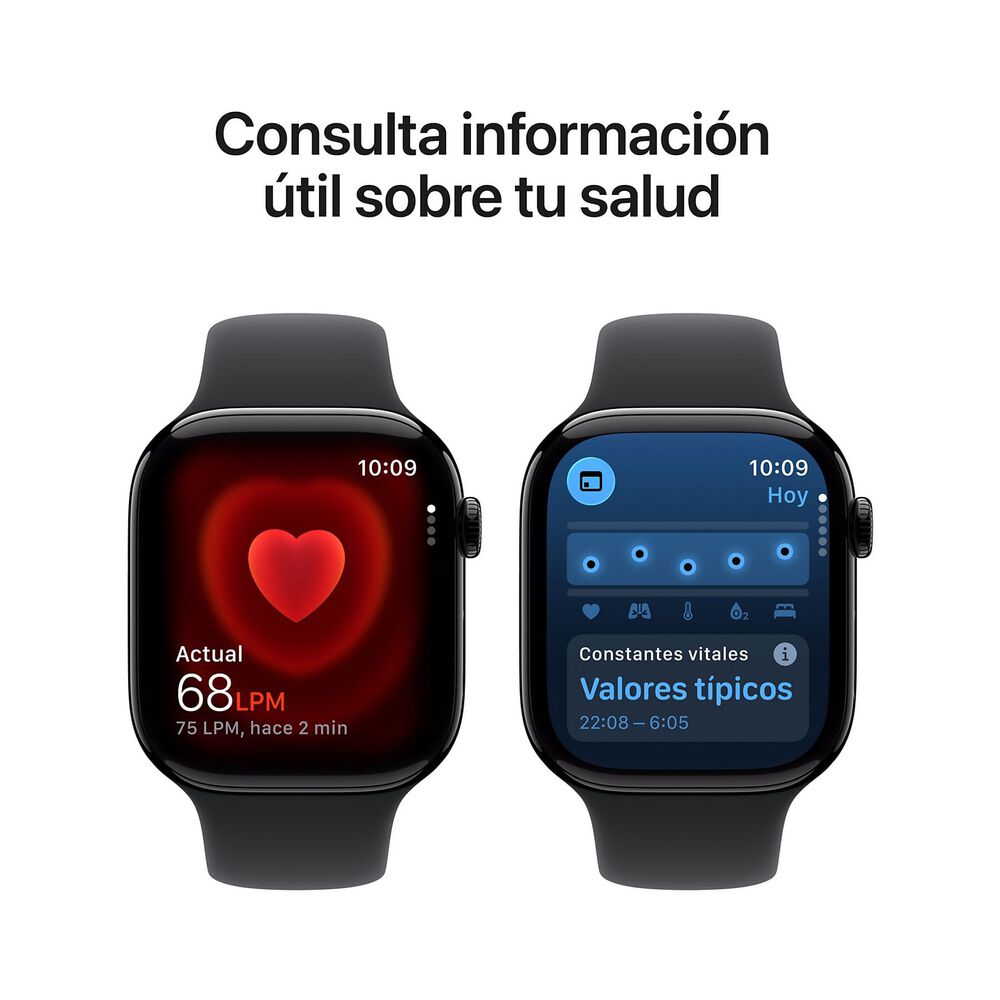 Apple Watch Series 11 Gps 46mm Sport Band M/l - Jet Black image number 4.0