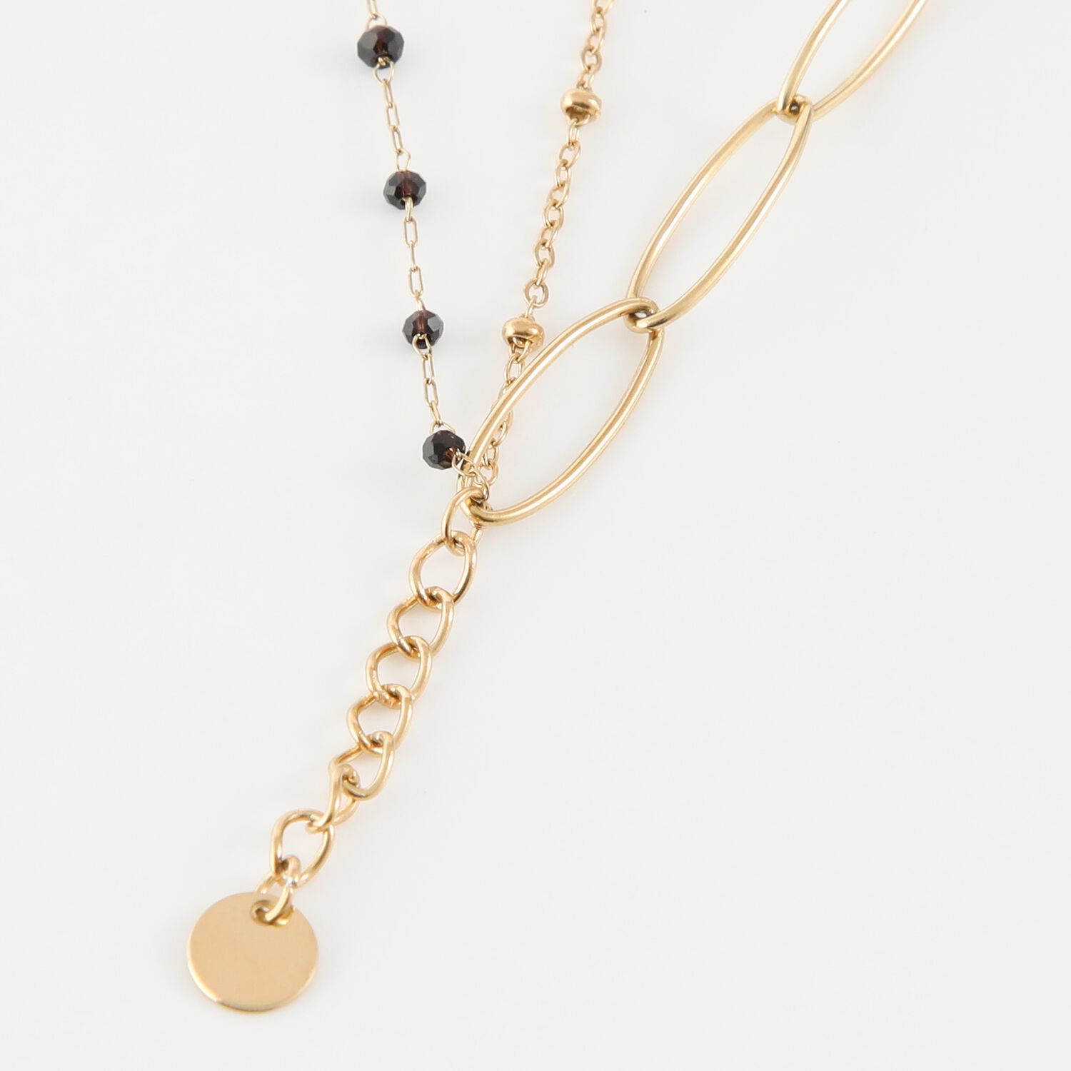 Pulsera Doble 19v69 Dorado Mujer Stb162 image number 1.0