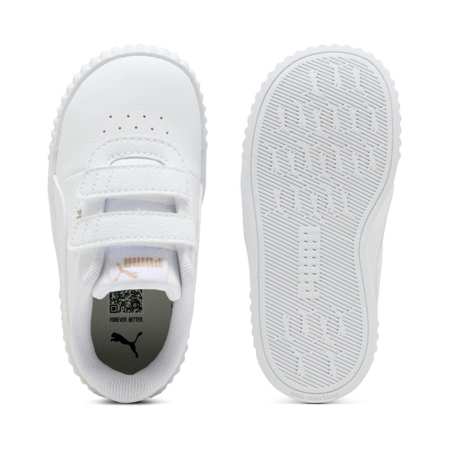 Zapatilla Infantil Ni&ntilde;a Puma Carina 3.0 V Inf Blanco image number 4.0