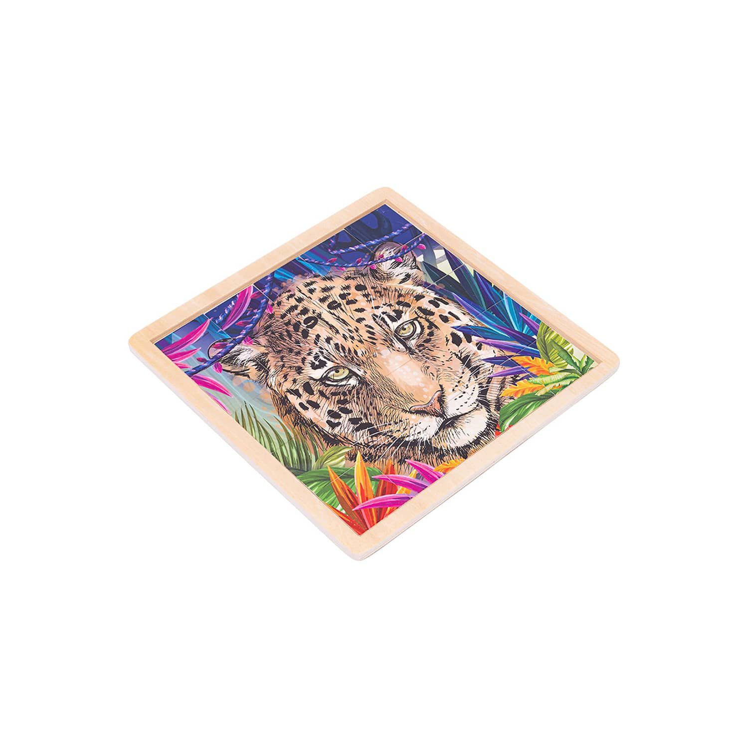 Puzzle Leopardo Madera image number 1.0