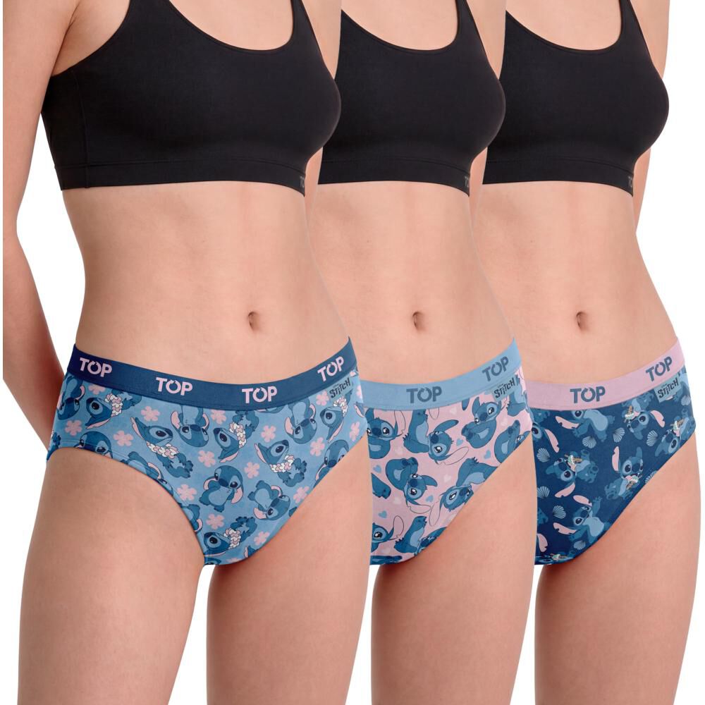 Pack Pantaleta Mujer Top / 3 Piezas image number 0.0