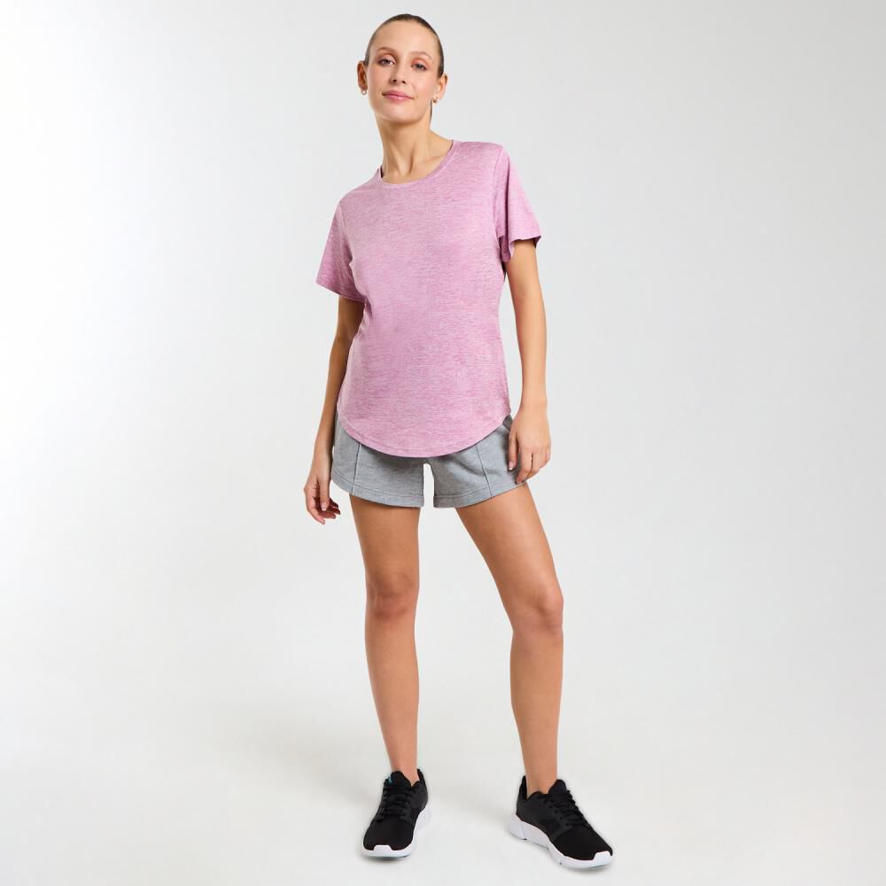 Polera Deportiva Básica Manga Corta Cuello Redondo Mujer Wetland image number 1.0