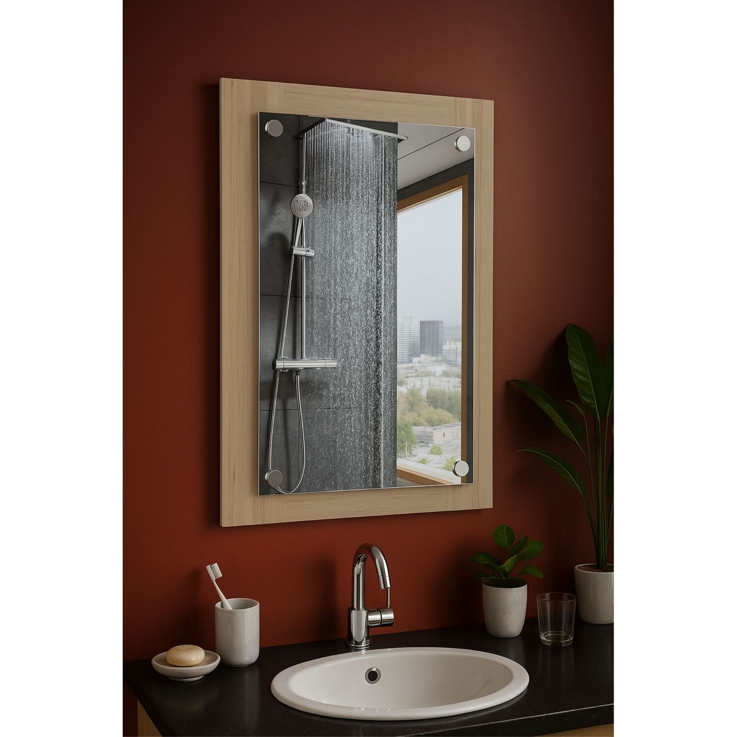 Espejo Rectangular Fm-077 130x45x1,11 image number 2.0