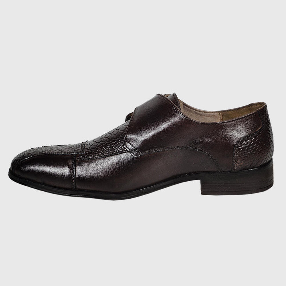 Zapato Cuero Verona Café Oscuro image number 5.0