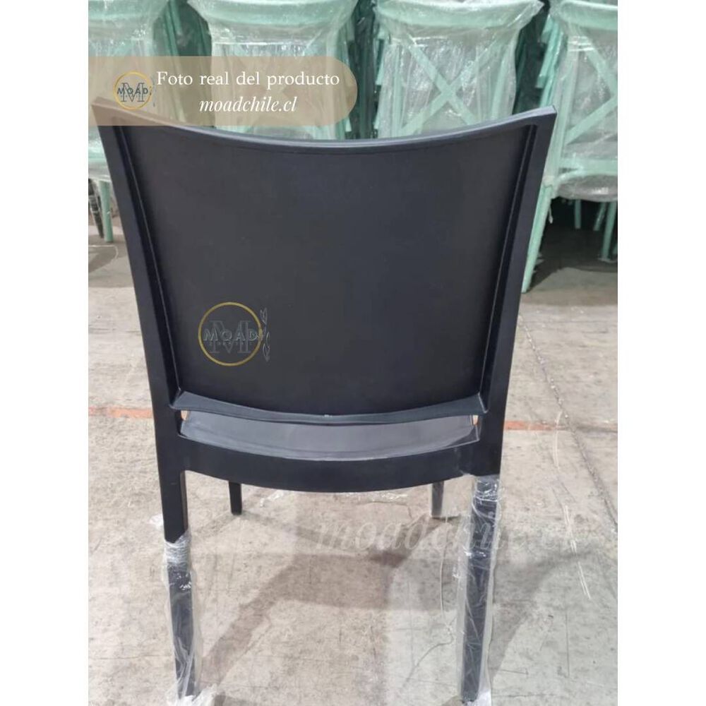 Pack 4 Sillas De Exterior Restaurant Negra image number 3.0