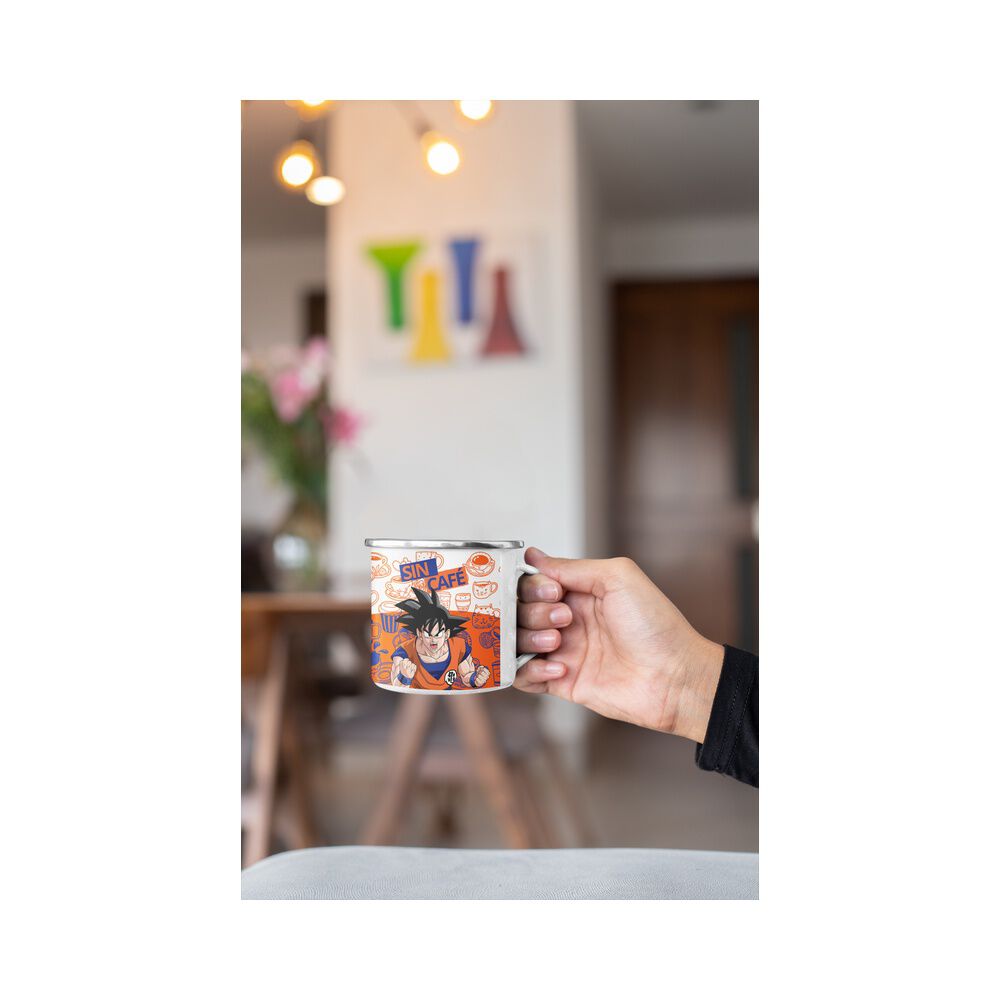 Taza Enlozada Lechera Goku Con Y Sin Cafe Dragon Ball image number 2.0