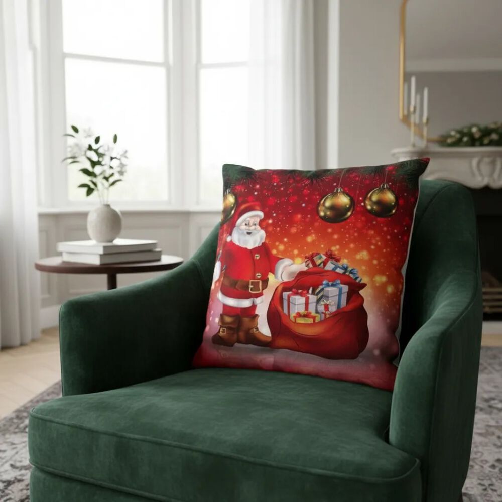 Set De 2 Cojines 45x45cm Navidad - Bolsa De Regalo image number 2.0